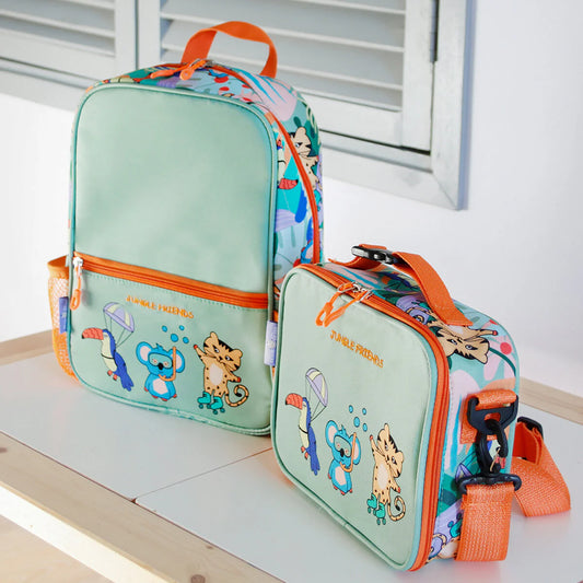 Adify Milk&Moo Kids School Backpack Set